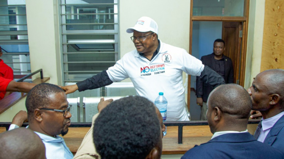 Tanzania opposition leader defiant as he appears for treason trial