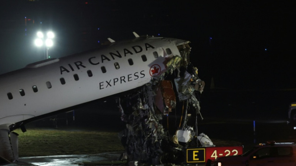 Plane, fire truck collide on runway at New York's LaGuardia Airport