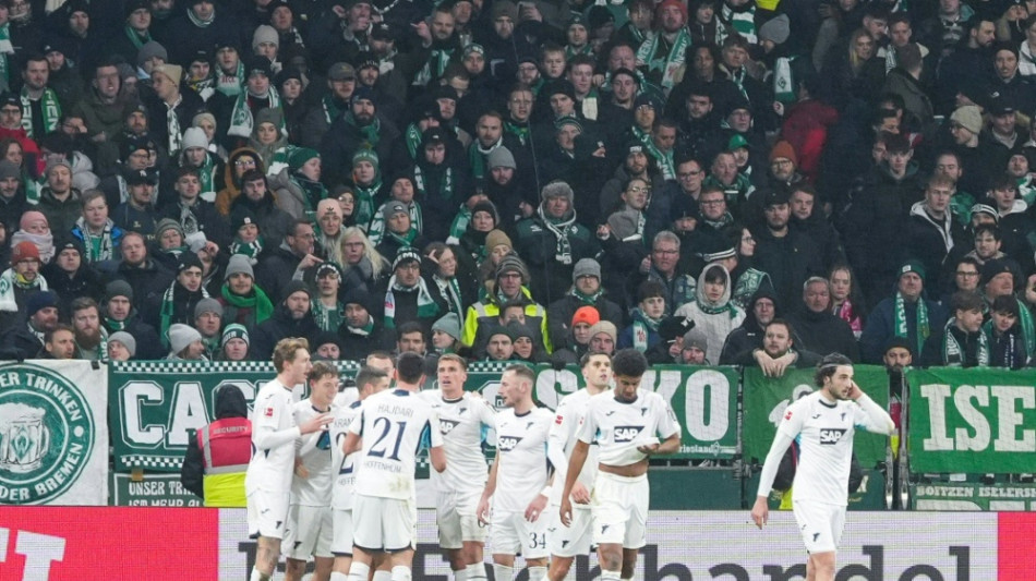 Hoffenheim weiter makellos - n&auml;chster Tiefschlag f&uuml;r Werder 