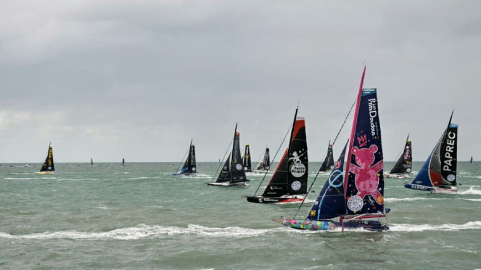 Transat Caf&eacute; L'Or: d&eacute;part mouvement&eacute; pour la flotte de voiliers