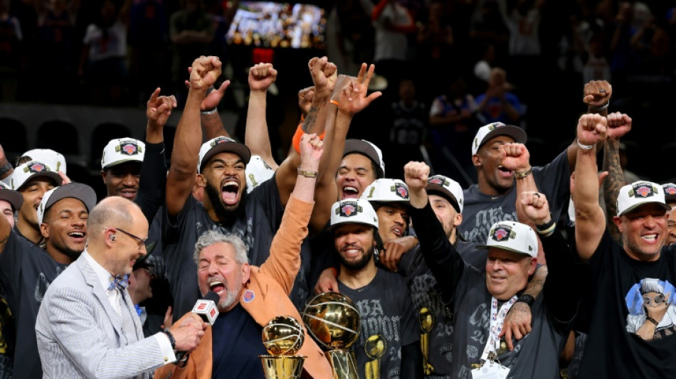 Finale NBA: les Knicks enfin au firmament, Wembanyama devra patienter
