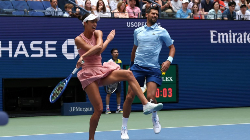 Djokovic e Danilovic são eliminados na estreia nas duplas mistas do US Open