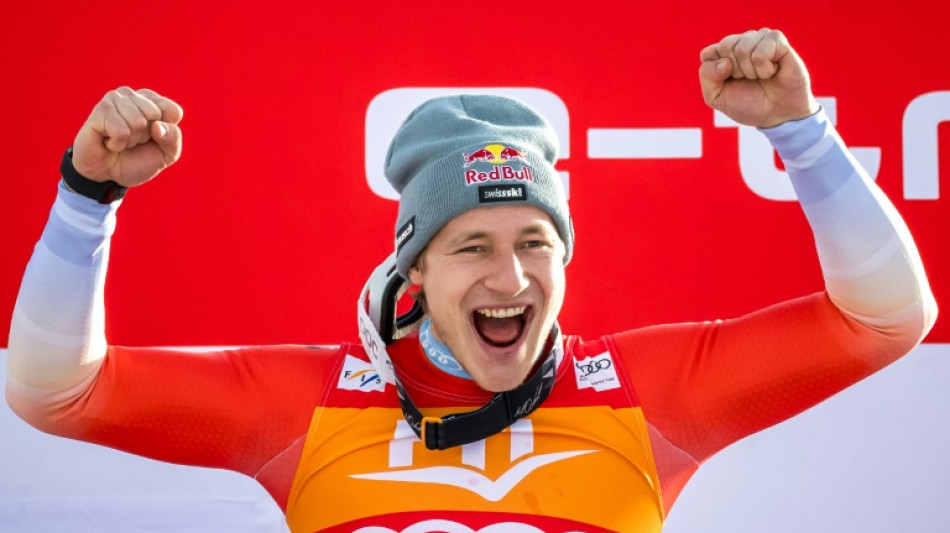 Swiss ski star Odermatt revels in 'perfect' super-G