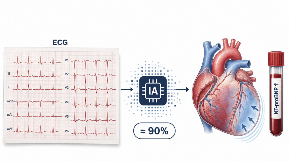 Scompenso cardiaco, con l'IA svelati segnali nascosti nell'elettrocardiogramma