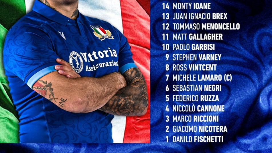 6 Nazioni: Quesada cambia l'Italia, a Londra un XV con 6 novità