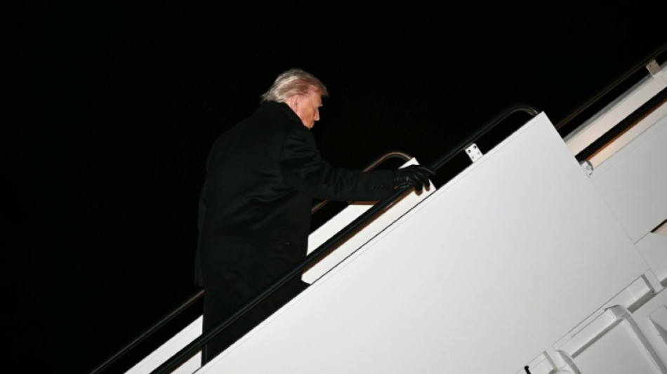 Trump departs for Davos forum again after switching to new plane: AFP