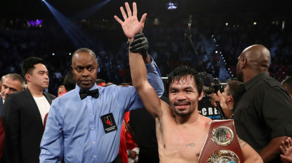 Pacquiao volta ao ringue para lutar pelo título dos meio-médios contra o americano Mario Barrios