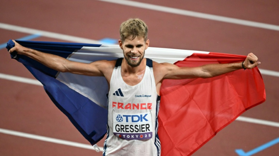 Mondiaux d'athlétisme: Gressier, en bronze sur 5.000 m, apporte une seconde médaille à la France