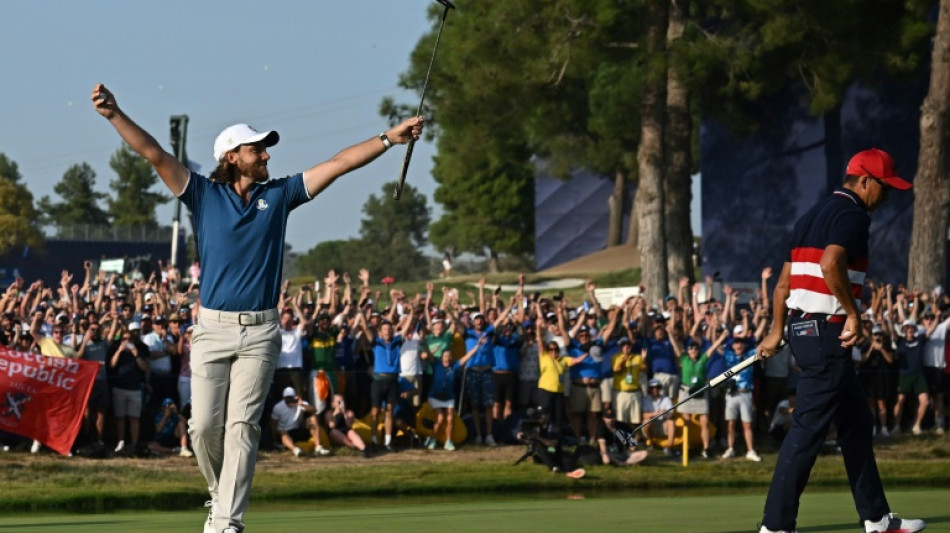 Golf: une Ryder Cup entre "folie" et "chaos" sous les yeux de Trump à New York
