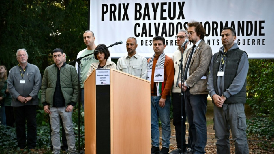 Le courage "sacrificiel" des journalistes gazaouis de l'AFP salué à Bayeux